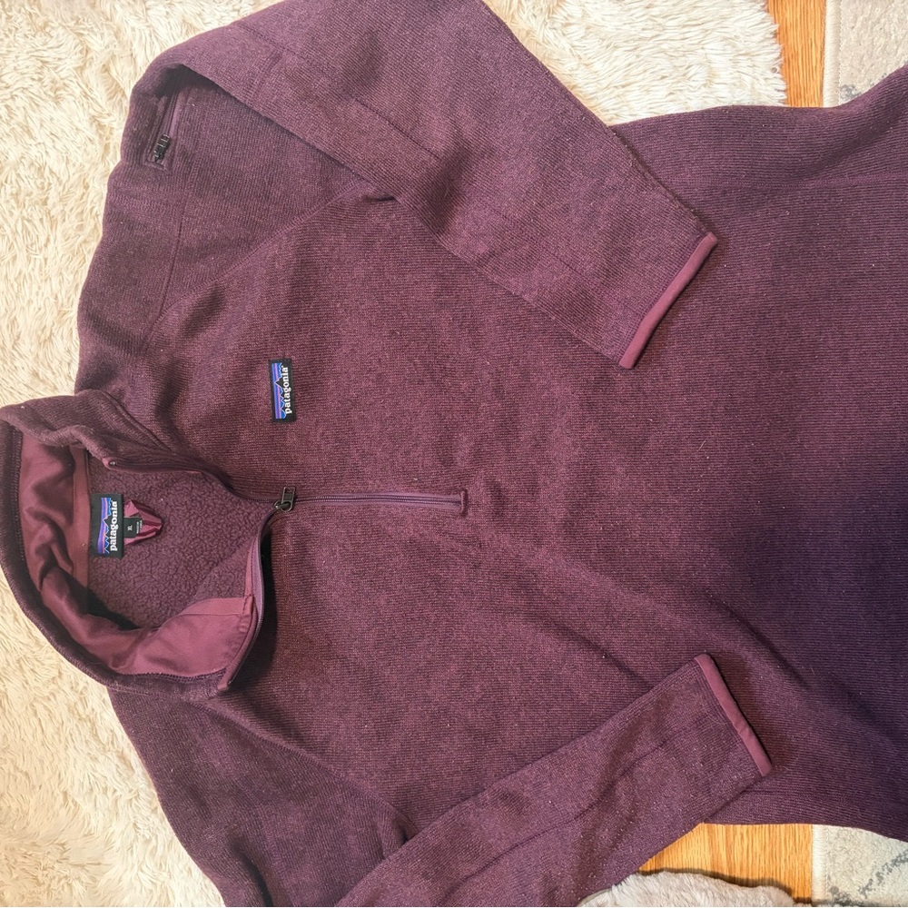 Patagonia Maroon Fleece Pullover